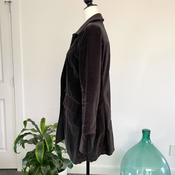 **SOLD** Vintage Mossimo velvet car coat - Sz M - Picture 3 of 9
